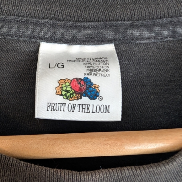 Vintage Black Wolf Graphic Crop Tee - Picture 4 of 4